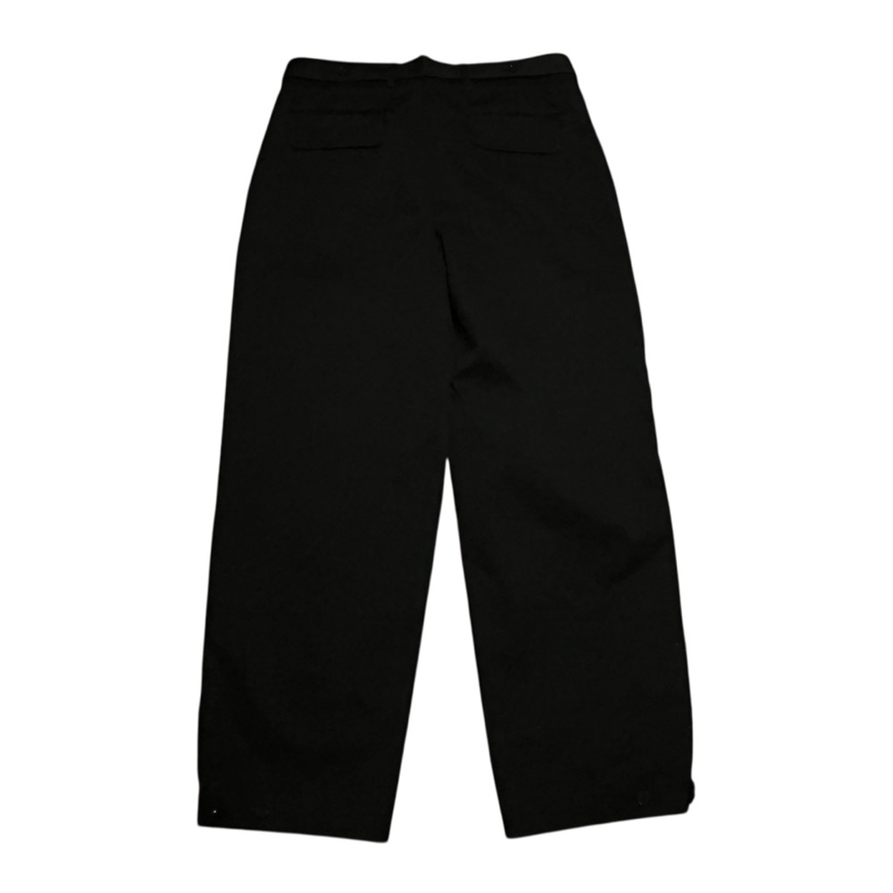 NWT Banana Republic Chino Pant Womens Size 14β Black Belted Straight Leg Ankle